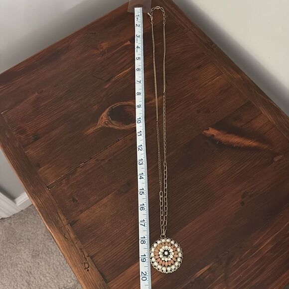 Bohm Vintage Pendant Necklace Pearls Stones - Picture 10 of 12